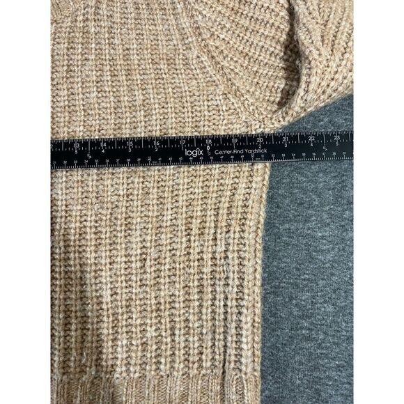 The Kooples Chunky Cable Knit Mock Neck Sweater Sz 1 Wool‎ Alpaca Cozy Cabincore - Picture 5 of 6